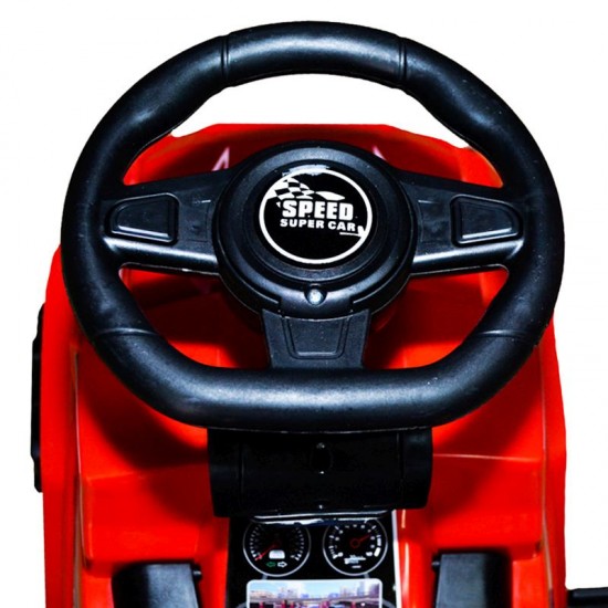 Masinuta fara pedale cu maner si suport picioare