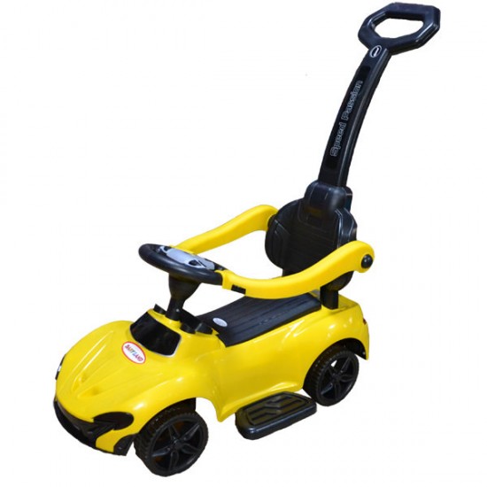 Masinuta cu maner, muzica si suport picioare