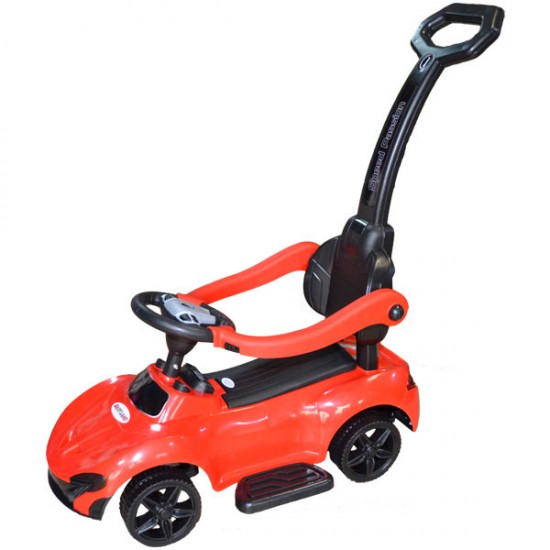 Masinuta cu maner, muzica si suport picioare