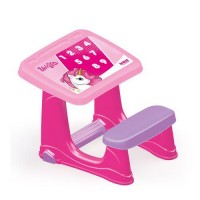 Masuta cu scaunel roz Unicorn Dolu