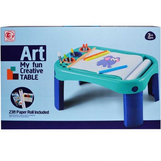 Masuta desen cu accesorii pentru baieti