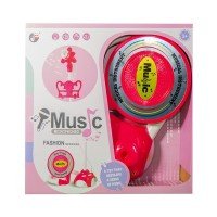 Microfon cu baterii si stativ