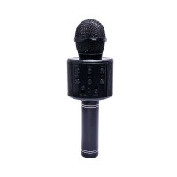 Microfon karaoke cu baterii - Negru
