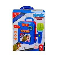 Jucarie microfon cu amplificator albastru