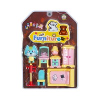 Set de joaca - Animale cu mobilier