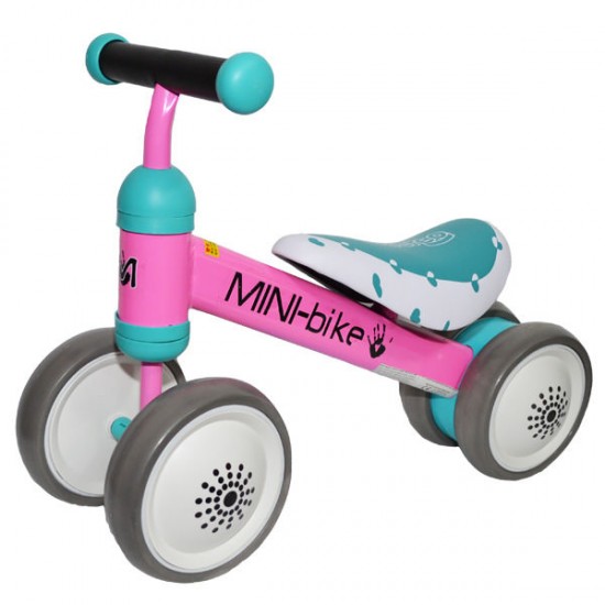 Bicicleta Mini Bike cu 4 roti si cadru metalic