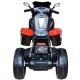 Motocicleta cu acumulator si 2 motoare 6V Rosu
