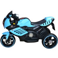 Motocicleta cu acumulator si 2 motoare 6V Albastru