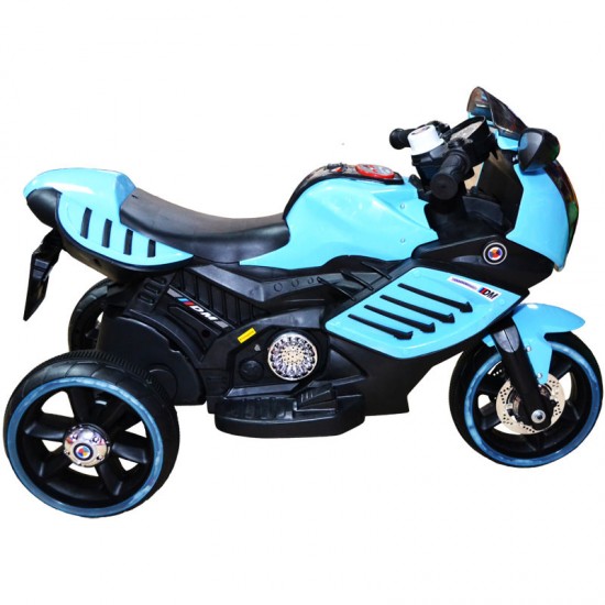 Motocicleta cu acumulator si 2 motoare 6V Albastru