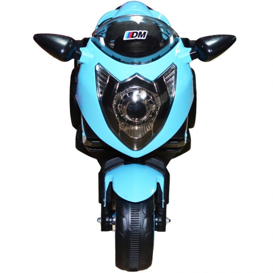 Motocicleta cu acumulator si 2 motoare 6V Albastru