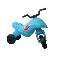 Motocicleta copii fara pedale Superbike 57 cm - Albastru deschis