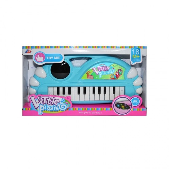 Orga copii Little Pianist albastru