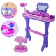 Orga electronica cu microfon si scaunel Little Pianist