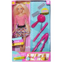 Papusa Defa Lucy cu accesorii pentru coafat