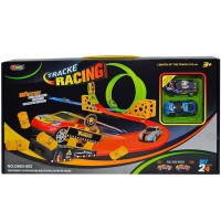 Pista cu bucla 360 si masinute