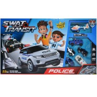 Pista cu vehicule politie 53 piese