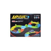 Pista fosforescenta cu masinuta 90 piese