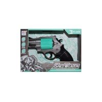 Jucarie pistol cu sunete, lumini si functie laser