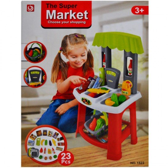 Set de joaca supermarket 23 piese