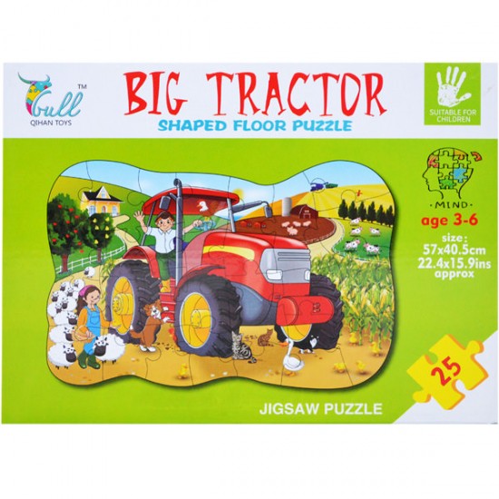 Puzzle Tractor ferma 25 piese