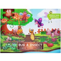 Puzzle jumbo Insecte 48 piese