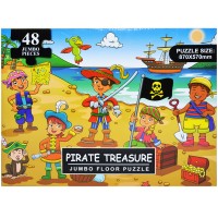 Puzzle jumbo Pirati 48 piese 87x57 cm