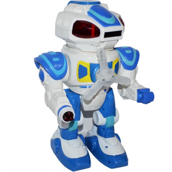 Robot cu baterii si discuri