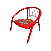 Scaunel din metal 35x25 cm - Rosu