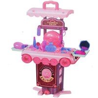 Set accesorii frumusete in gentuta tip trenulet 56 piese