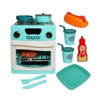 Set de joaca aragaz cu accesorii Happy Gourmet