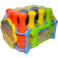 Set de joaca bowling 12 piese cu suport