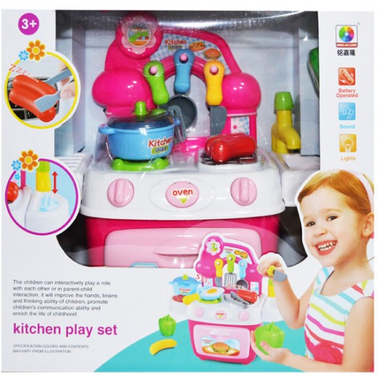 Set bucatarie cu sunete si lumini Funny Kitchen