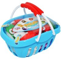 Set fructe si legume in cos de cumparaturi