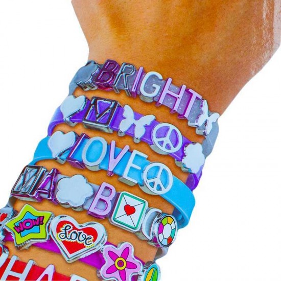 Set creativ bratari cu mesaje