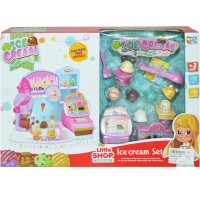 Set magazin de inghetata cu casa de marcat