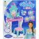Masuta infrumusetare cu oglinda, scaunel si accesorii Vanity Snow Castle