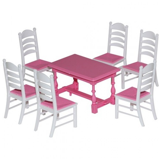 Set mobilier pentru papusi 7 piese - Wader