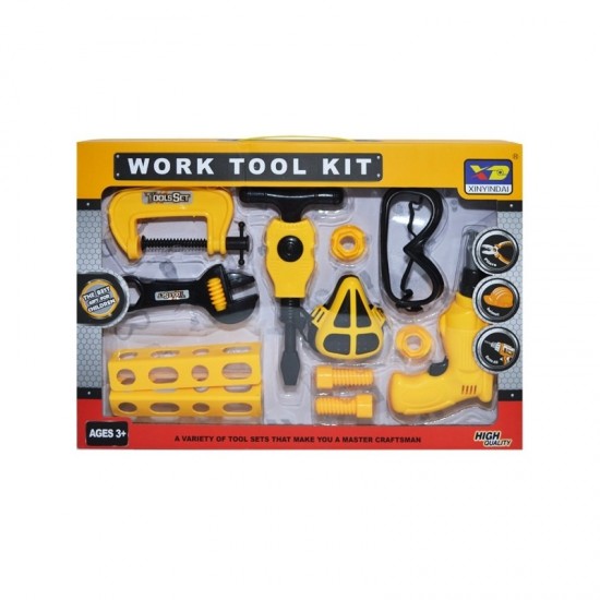 Set de joaca unelte constructii 12 piese