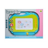 Tablita de scris si desnat cu stampile albastru