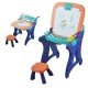 Tablita sevalet cu scaunel si accesorii pentru baieti