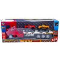Tir cu 2 jeep-uri Transport Inertia