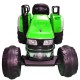 Tractor electric cu acumulator si 2 motoare 12V - Verde