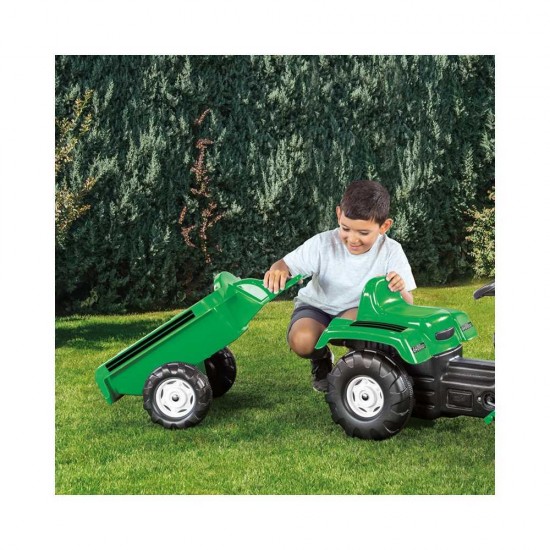 Tractor excavator cu pedale si remorca Ranchero 171 cm - Dolu