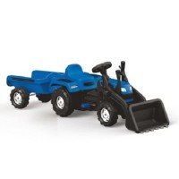 Tractor excavator cu pedale si remorca Ranchero Dolu