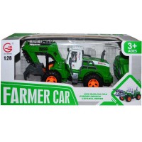 Jucarie tractor Farmer cu telecomanda 