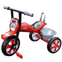 Tricicleta cu muzica, lumini si cosulet DR-Z Rosu