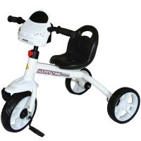 Tricicleta masinuta cu pedale, muzica si lumini Happy Time