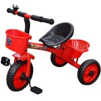 Tricicleta cadru metal cu 2 cosuri