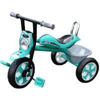 Tricicleta cu muzica, lumini si cosulet DR-Z Turcoaz
