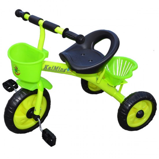 Tricicleta cu pedale si 2 cosulete